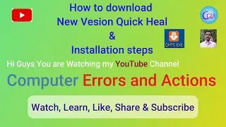 Download & Installation of Quick Heal Antivirus | Quick Heal Antivirus Installation & Registration
