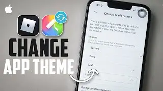 How to Change Roblox App Theme on iPhone | Enable Dark & Light Mode Easily