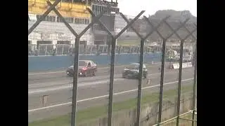 IMOLA autokit-SHOW - gara a due -Alfa Romeo 155 vs Renault Clio 1.8 16v ( 2003 )
