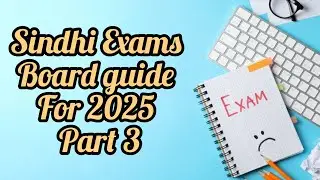 Sindhi Subject Full Course &ndash; Board Exam Ki Mukammal Tayari Part 3