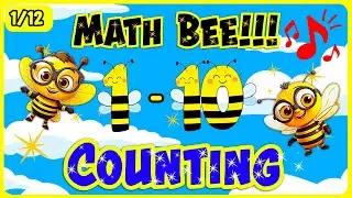 Math Bee 🐝 - Learn Counting 1-10 for Kids | Preschool & Kindergarten