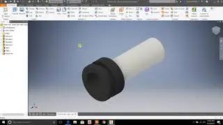 how to apply material to a part - inventor 2018 tutorial