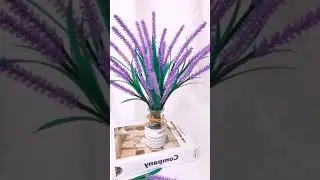 How to make beautifully Lavender Flower |  papercraft | Easy to make step by step| SN Crafts #Shorts