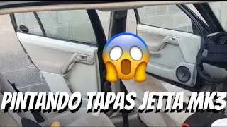 PINTANDO LAS TAPAS DEL JETTA MK3 CON MENOS DE $100.00 MXN