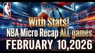 NBA recap today February 10 2026 #NBA #nbahighlights #MotionStation #NBA2K #nbaregularseason #2026