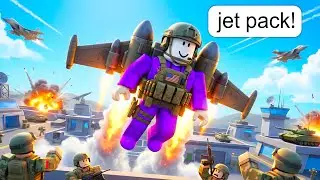 Using a JETPACK on Roblox Turned Me Into a SUPER SOLDIER