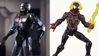 New Spider-Man Miles Morales Hasbro & Robocop Jfs Toys more images reveals 