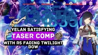 C0 Yelan Taser 💙 with Fading Twilight ✨ is Amazing!!!