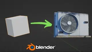 Create an Air Conditioner in Blender in 1 Minute!