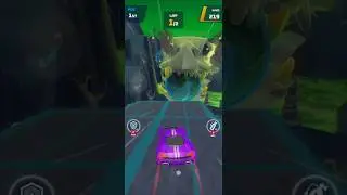 Dragon Race Victory! 🐉🔥 Purple Car Wins Fire Themed Track | GoGo Racers