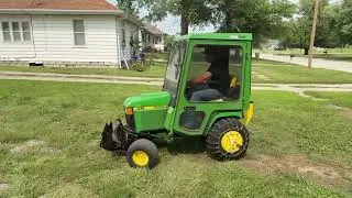 John Deere 445 Riding Lawn Tractor w/Cozy Cab | For Sale | October 14th