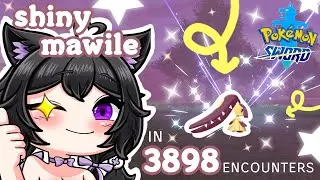 SHINY MAWILE in Pokémon at 3898 ENCOUNTERS! Pokémon Sword/Shield
