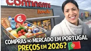 COMPRAS NO MERCADO 🛒🇵🇹 PORTUGAL 2026