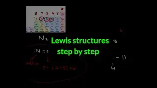 Chemistry: Lewis structures explained step by step