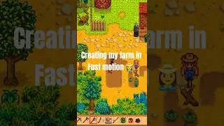 🌞 Watch My Summer Farm Transform in FAST-MOTION! Stardew Valley Magic ✨ #shorts