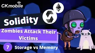 Solidity with Crypto Zombie lesson 2 #7 Storage vs Memory (Data location)