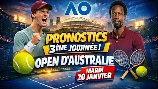 🎾 Preview Open d&rsquo;Australie - Mardi 20 Janvier 2026