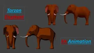 3D Modeling _ Tarzan Elephant (Blender Tutorial)