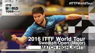 2016 Swedish Open Highlights: Dimitrij Ovtcharov vs Liam Pitchford (1/4)
