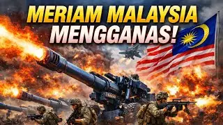 Barisan Meriam Biru Gergasi Malaysia | Medan Perang Penuh Api & Semangat Patriotik