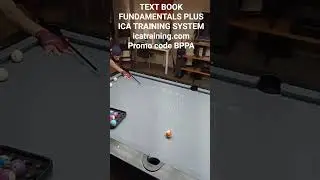 TEXT BOOK FUNDAMENTALS PLUS ICA TRAINING SYSTEM #8ballpool#9ball  #livestream #billiards #training