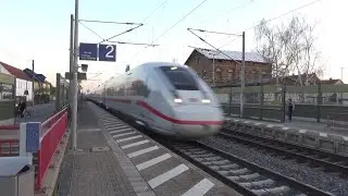 Z&uuml;ge in Zschortau (Bahnstrecke Leipzig&ndash;Berlin)