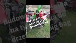 Podnośnik na tył do drzewa big bag ładowacz budowa do c330 c360 t25 mf255 zetor kubota ursus