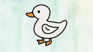 How to Draw a KAWAII DUCKLING 🐥 | Baby Duck Drawing Tutorial (So Easy!)