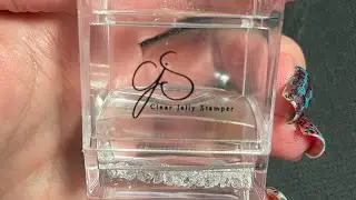 Testing the Bling Cubed and CJS Swirls stamping plate
