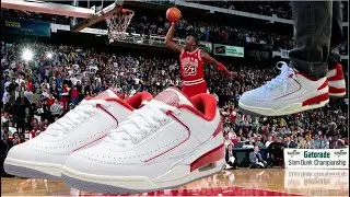 Обзор кроссовок Air Jordan 2/3 Retro Low | Белые, цвета Varsity Red