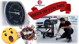 HİDROLİK KRİKOYA 3 TON PRES TESTİ