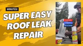Super Easy Roof Leak Repair THIS WAS SO SIMPLE