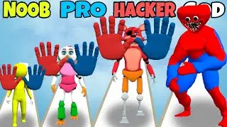 NOOB vs PRO vs HACKER vs GOD in Wuggy Slap Master Fun Run 3D