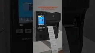 Zebra ZT411 Print Speed Test #labelprinter #barcodelabel