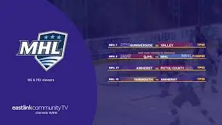 Саммерсайд против Вэлли &mdash; MHL на Eastlink Community TV
