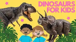 Cool DINOSAUR Facts - FOR KIDS! || Ornithischian and Saurischian Dinosaurs || Learn With Me