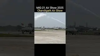 air show chandigarh 2025 | chandigarh air show 2025 | mig 21 water cannon salute | air show 2025