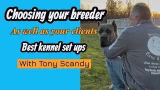 Choosing your breeder as well as your clients! Best kennel set ups . 