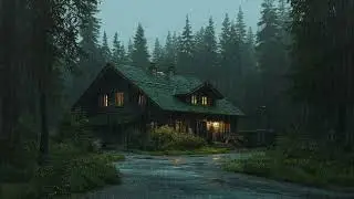 Rain Sounds for Sleep with Loud Thunder ⛈️ Relieves Stress and Anxiety While Sleeping