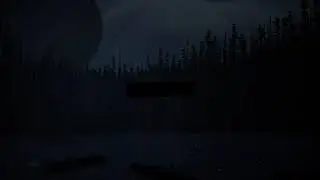 (Life is Strange 2)  Forest Lake at Night | Crickets, loons, critters , fireflies | Relaxing Nature
