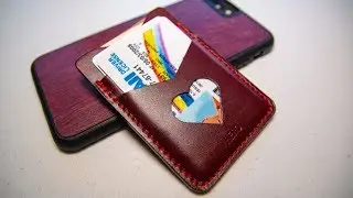 Disc Hero Heart Wallet Review - Good Looking Leather Minimalist EDC Wallet!