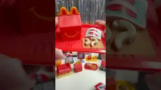 Unboxing #15-#18 Lil McDonalds Happy Meal Toys! 💛&hearts;️ #lilmcdonalds  #happymeal #mini #asmr #minifood