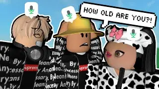 I TRIED ROBLOX VOICE CHAT FOR THE FIRST TIME...