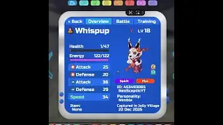 Gamma Xmas Whispup Find in Loomian Legacy!