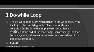 Do while loop of C language