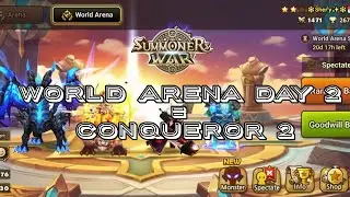 Summoners War 9 th Anniversary : World Arena Day 2 = Conqueror 2
