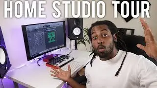 MY HOME MUSIC STUDIO TOUR | Music Production Set Up 2019