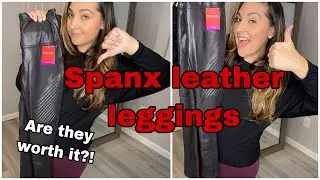 Spanx leather leggings Honest Review| Are they worth it| Curvy girl opinion