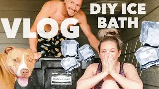 We made a DIY ICE BATH + the BEST MASK |  VLOG | Cass Schroeder