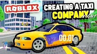 building our first company in roblox taxi Boss new car unlocked giving a lot of money sgv #trending